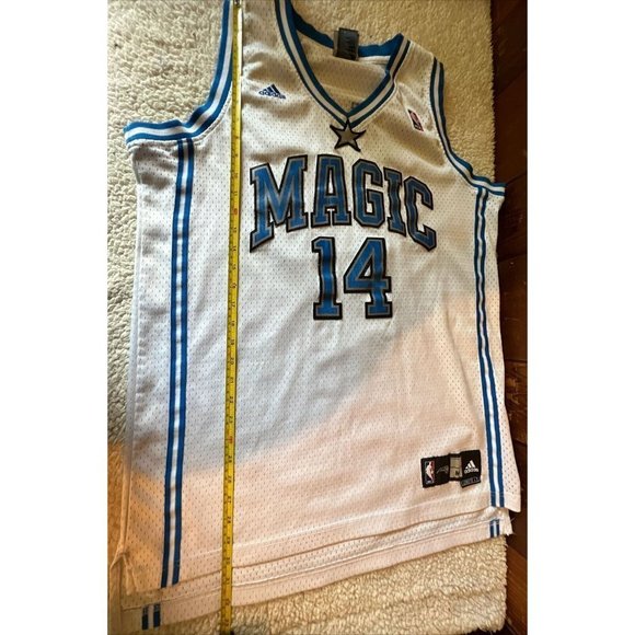ADIDAS ORLANDO MAGIC Jameer Nelson NBA Basketball Jersey Sz M Vintage RARE - Picture 9 of 9